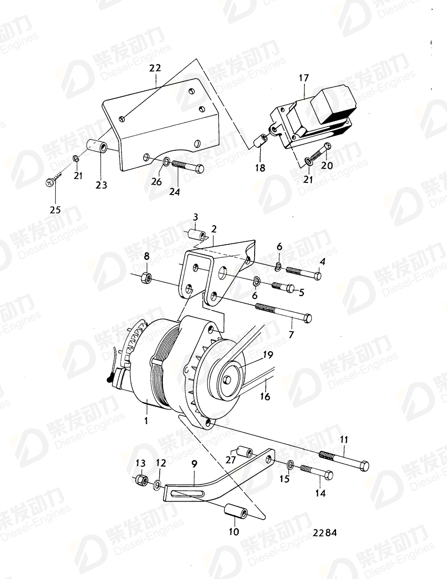 volvo penta Hexagon screw 942338 Drawing volvo penta Hexagon screw 942338 Drawing